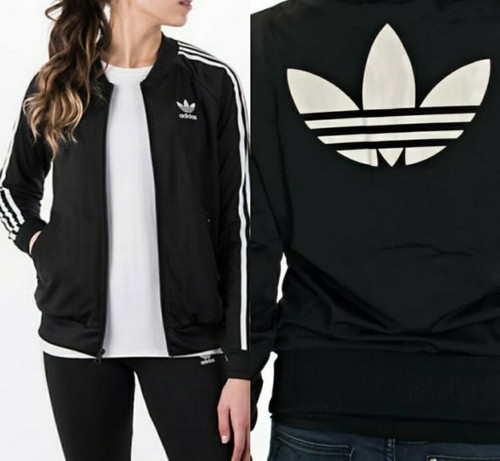 adidas jacket with logo on back